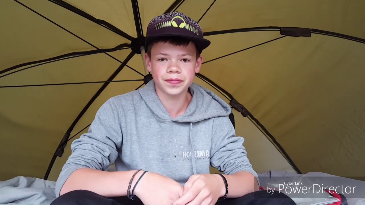 Vissen op camping bosbad hoeven met een nacht