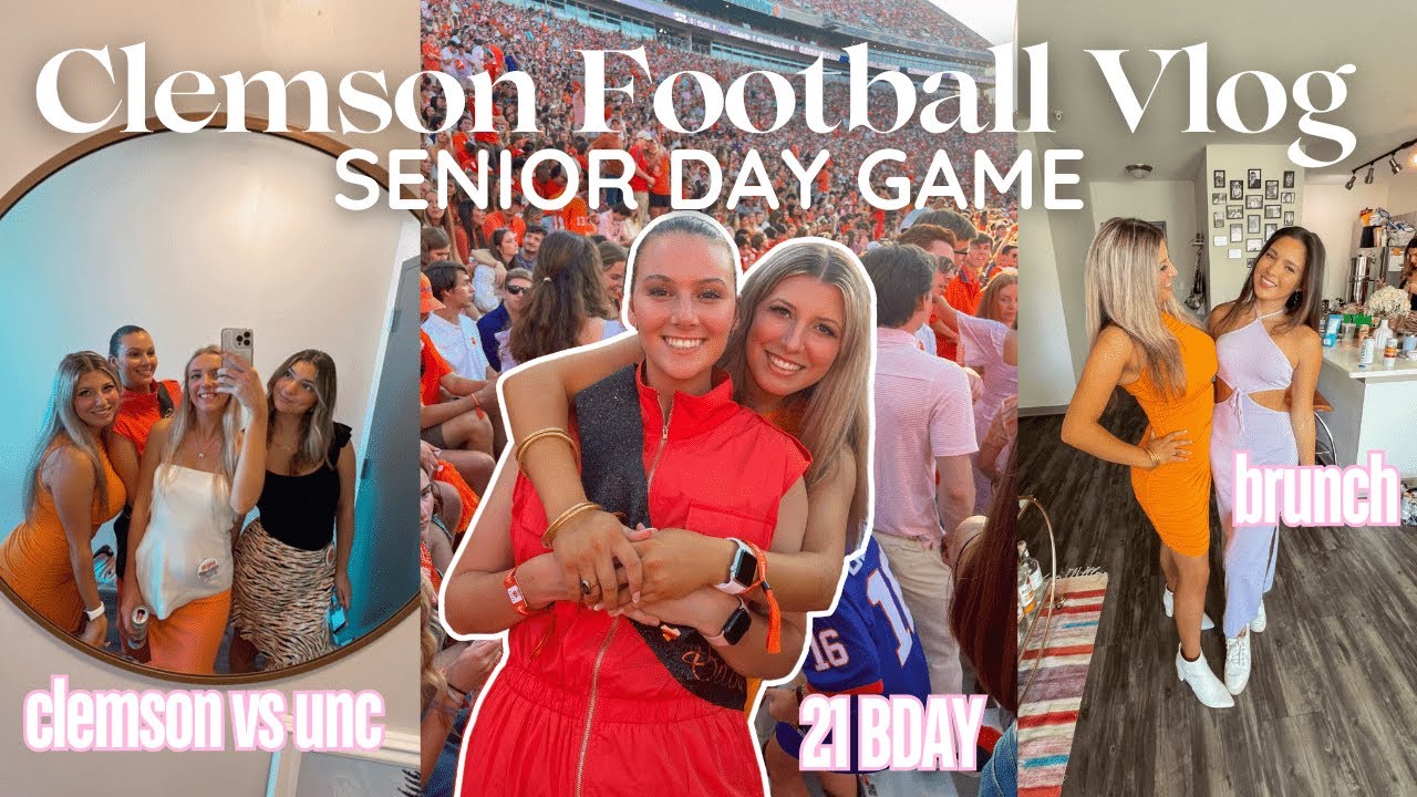 COLLEGE GAME DAY VLOG!! | Clemson University | *senior year*