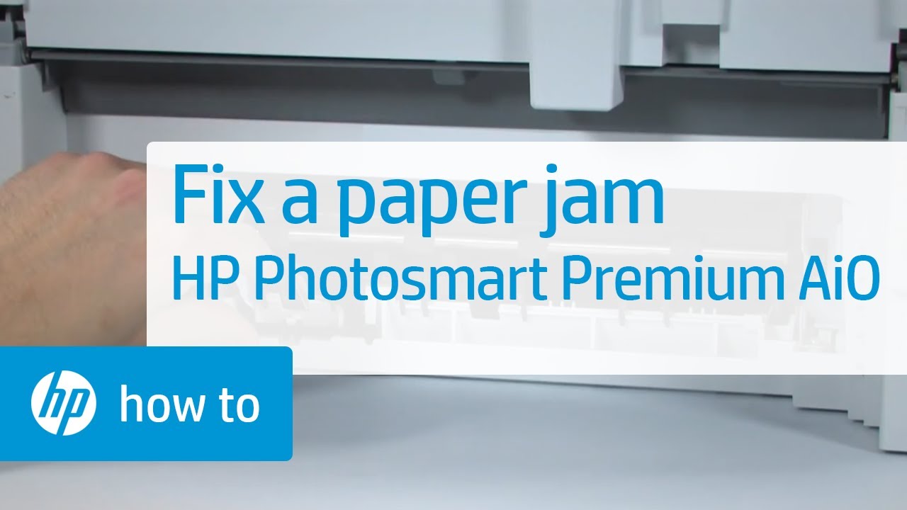 Fixing a Paper Jam | HP Photosmart Premium All-in-One Printer (C309a) | HP