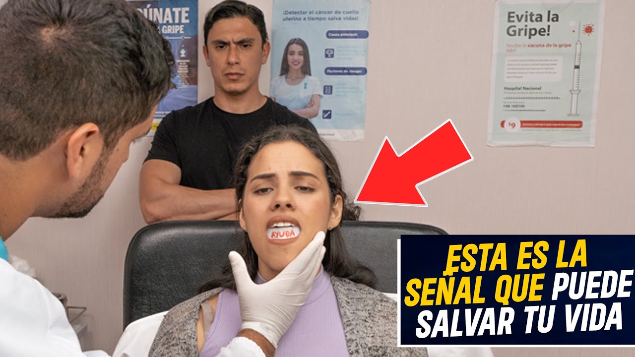 Usó estas señales en la boca para salvar su vida | Esta es la señal que puede salvar tu vida