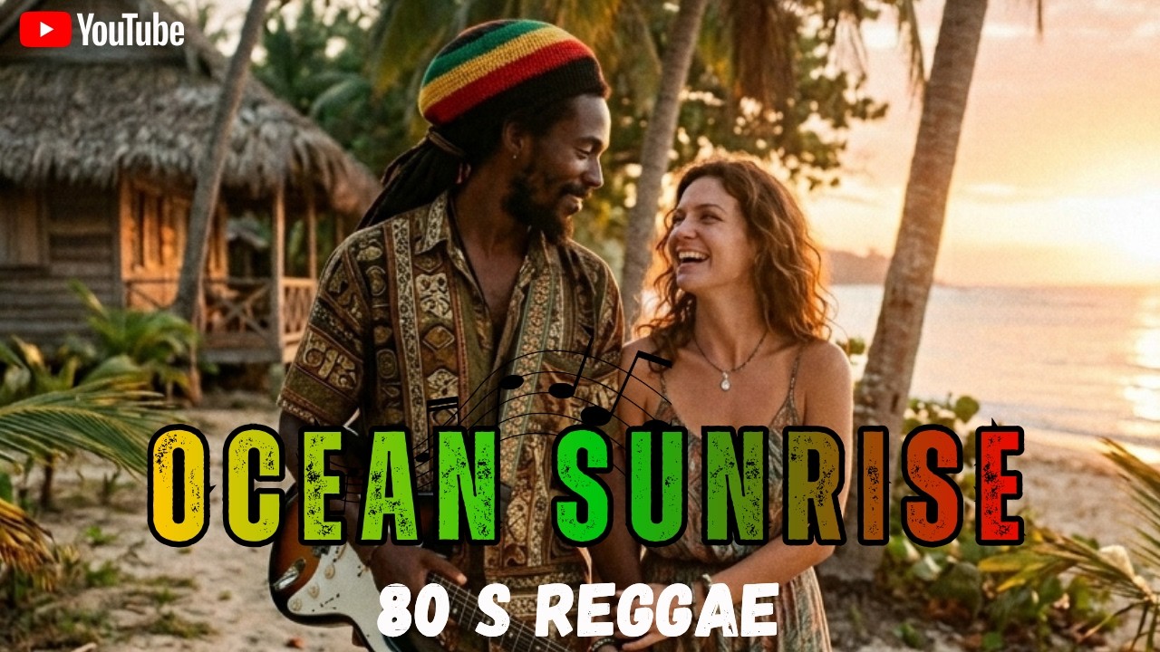 Golden Sunrise By The Ocean ☀️ | Classic 80s Reggae Morning Vibes
