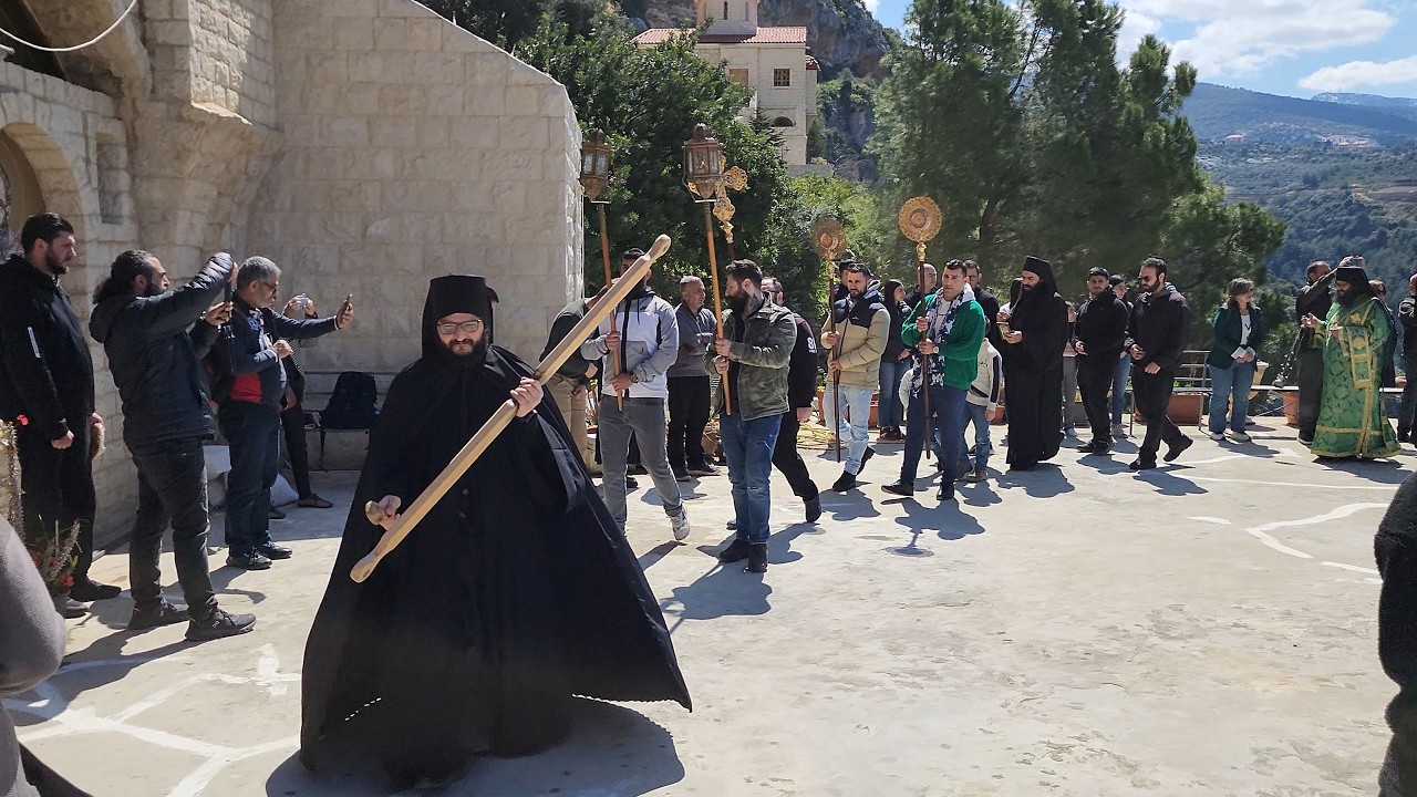 Hamatoura Monastery | زياح الصليب | أحد السجود للصليب | دير رقاد والدة الإله - حمطورة | 23-03-2025