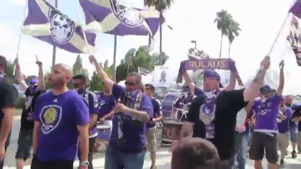 Orlando City Chant/Fan Parade into Stadium