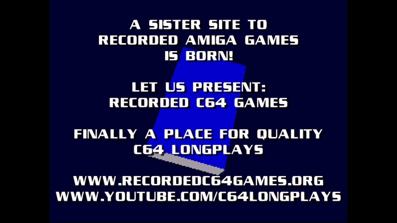 New Community with C64 Longplays!