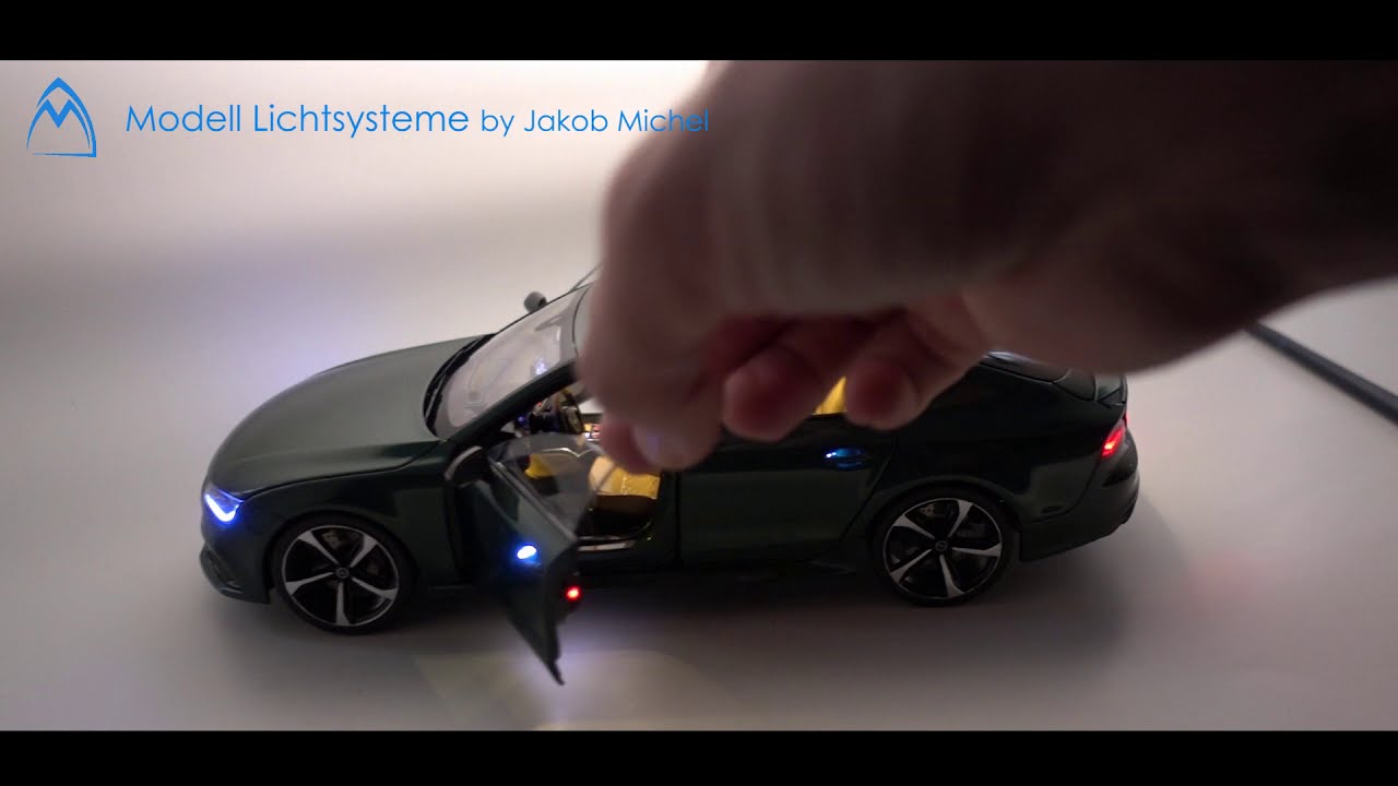 Review AUDI with LED modification tuning - like real car