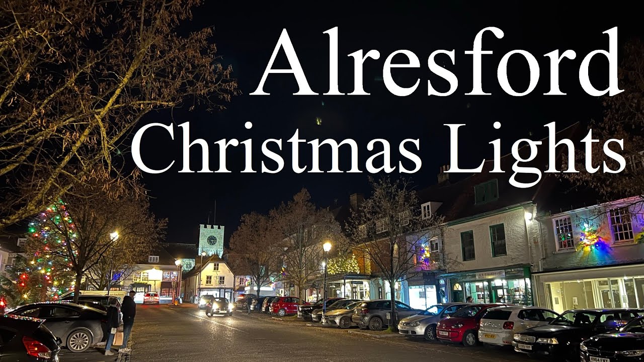 Alresford Christmas Lights in the South Down - Quick video showing the Christmas Lights in Alresford
