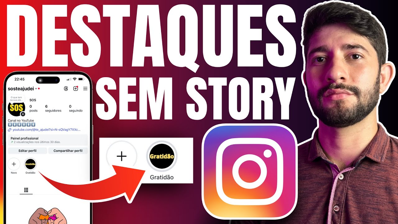 Como Colocar Destaques no Instagram Sem Postar - Rápido e Fácil!