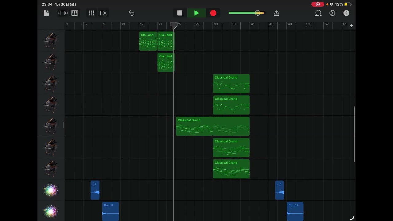 ピアノとドラムだけの曲(?)