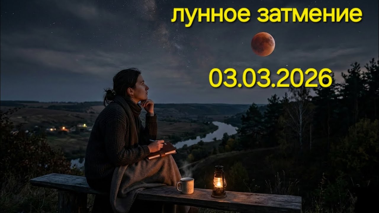 Лунное затмение 03.03.2026