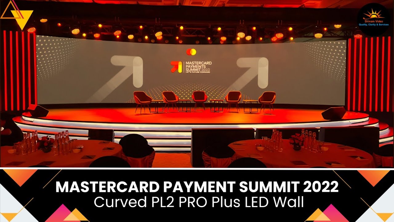 Mastercard Payment Summit 2022 | Seamless Panoramic Curved LED Wall | Curved LED Screen for Hire