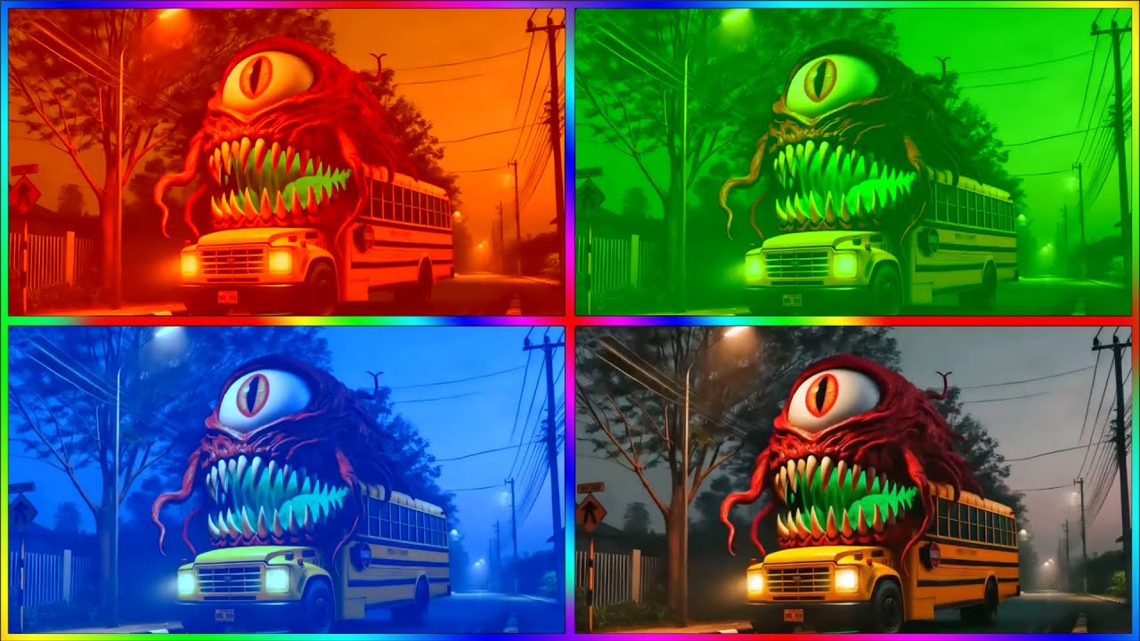🚌MEGA SCHOOL BUS EATER🎶CoffinDance Song #101