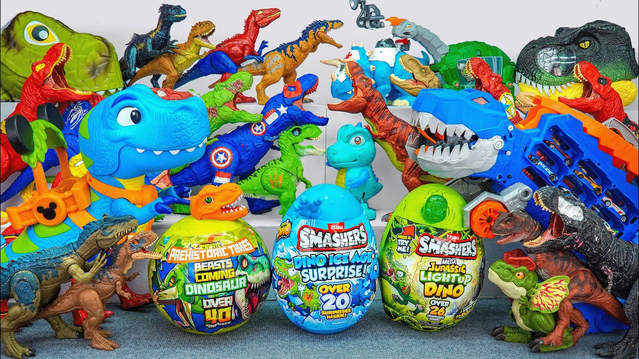 65 Minutes Of Satisfaction With Unboxing Jurassic Park Dinosaur Toy Collection ASMR | Review Toys