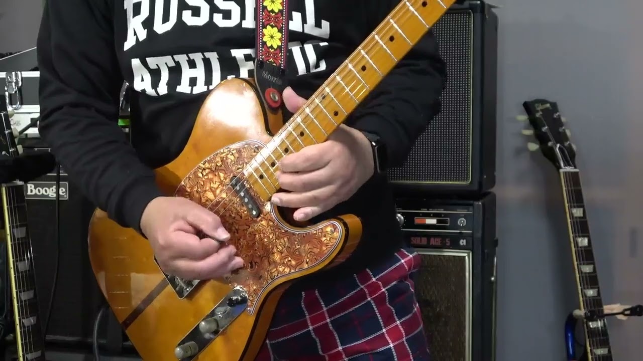 【kissy's Guitar Collections】MadCat Hurricane by Morris （改）　一発撮り 即興アドリブギター 004