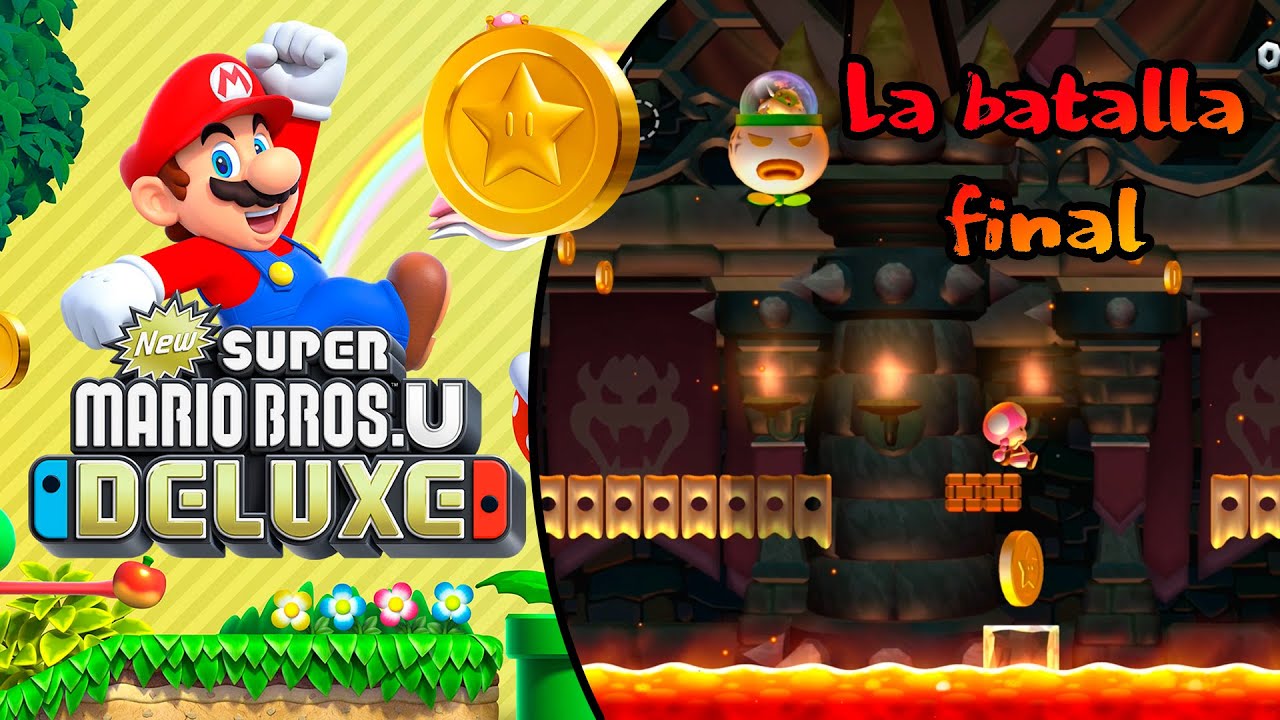 La batalla final - Guía de Monedas Estrella - New Super Mario Bros U Deluxe
