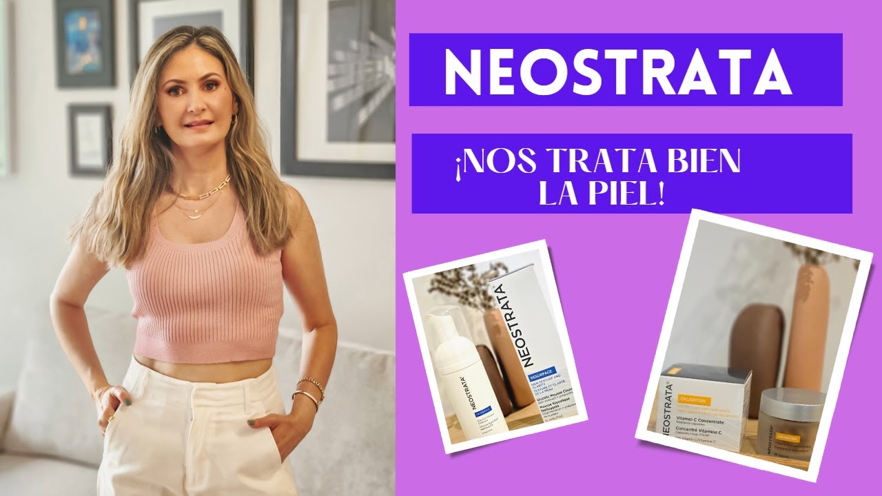 Rutina de skincare antiedad con productos de Neostrata.