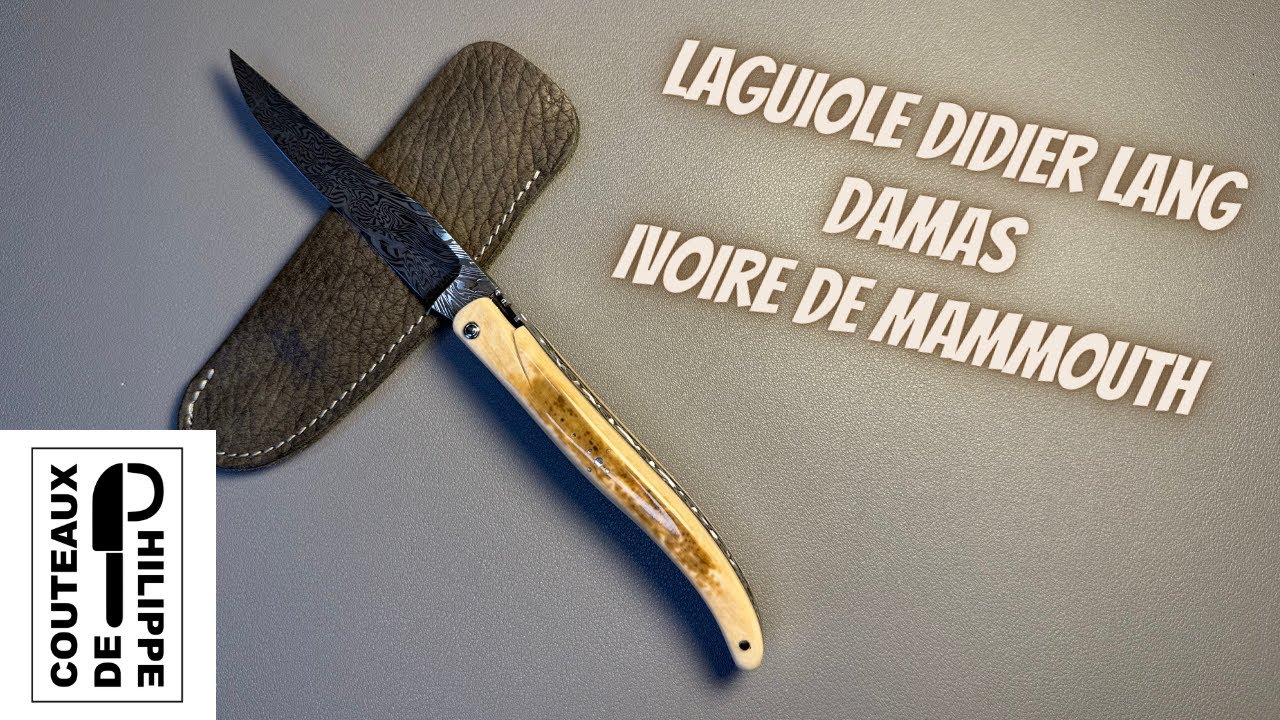 Laguiole de chez Didier Lang, coutellerie du Gourg