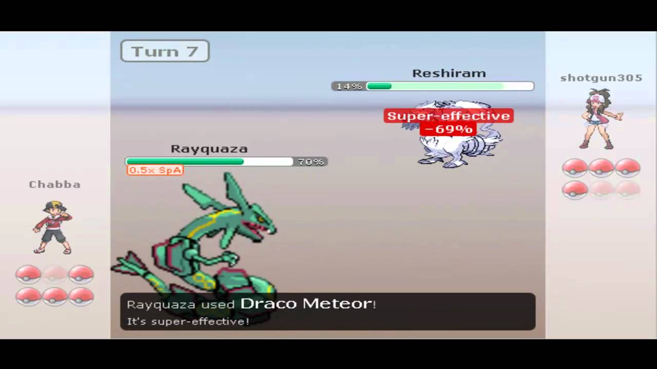 Pokemon Battle Simulator: Episode 3 vs. shotgun305 {Uber}