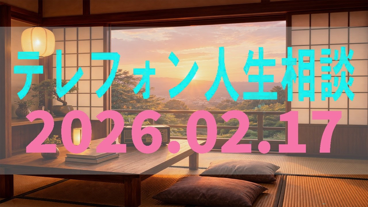 【テレフォン人生相談】2026.02.17