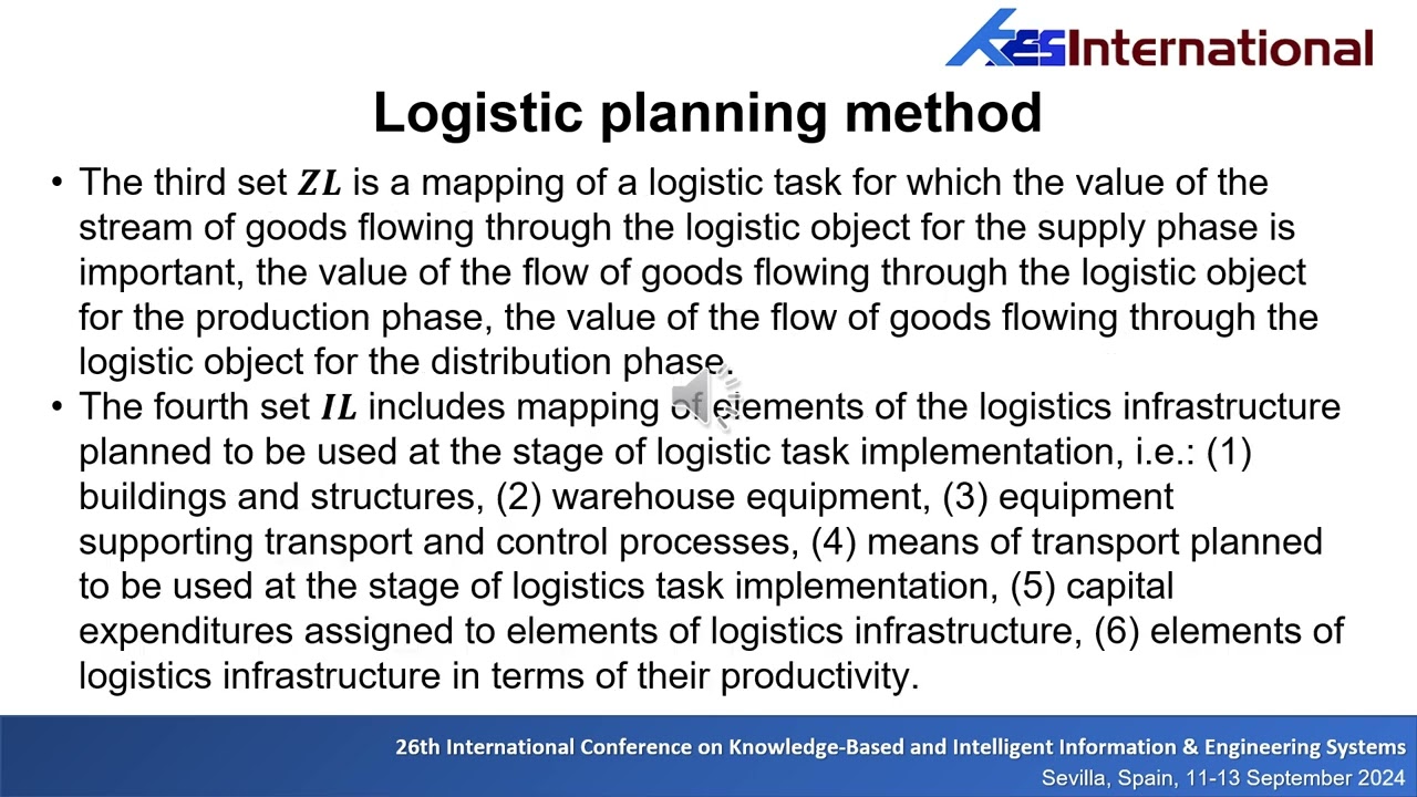 k24 294 Logistics planning process – as an element of Logistics 4.0