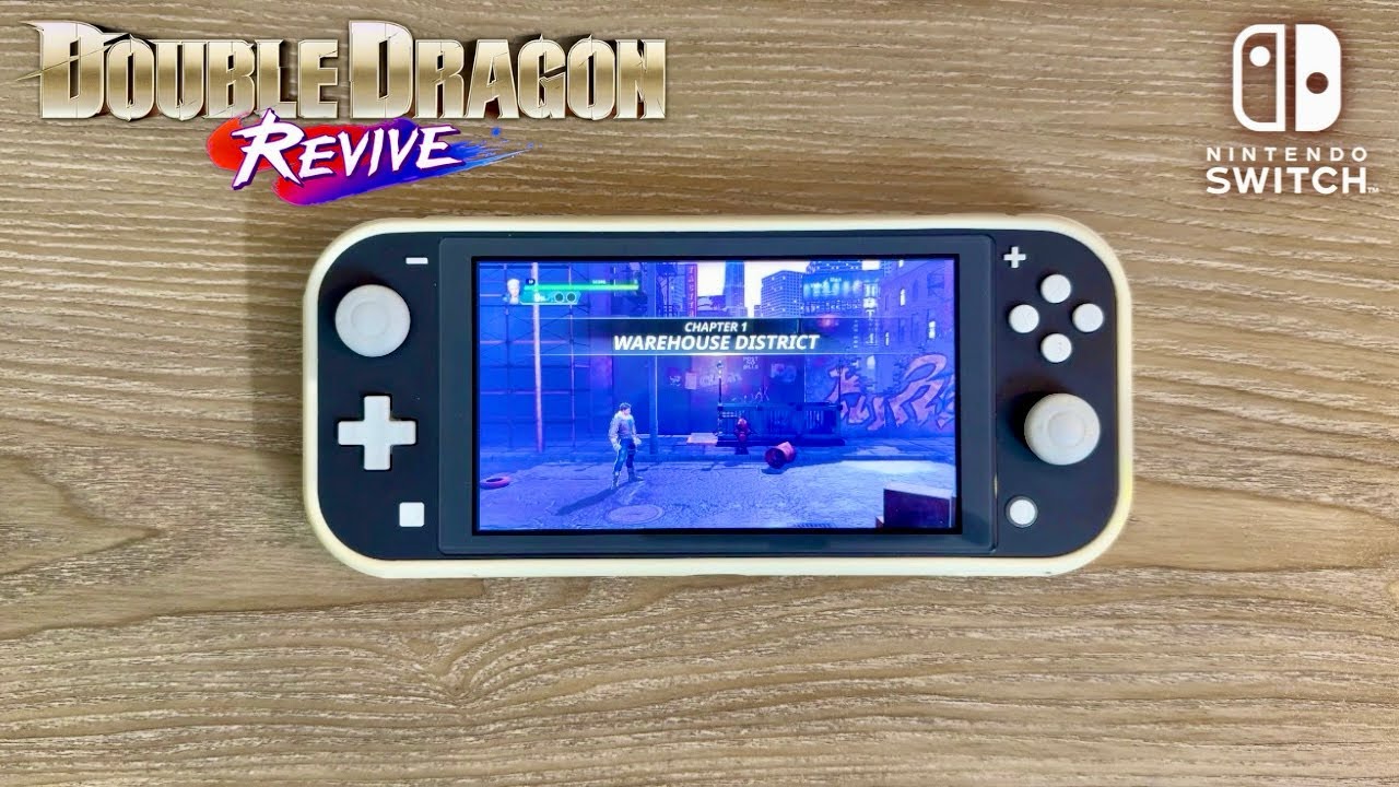 Double Dragon Revive Gameplay on Nintendo Switch Lite - Classic Beat &rsquo;Em Up Action in 2025!