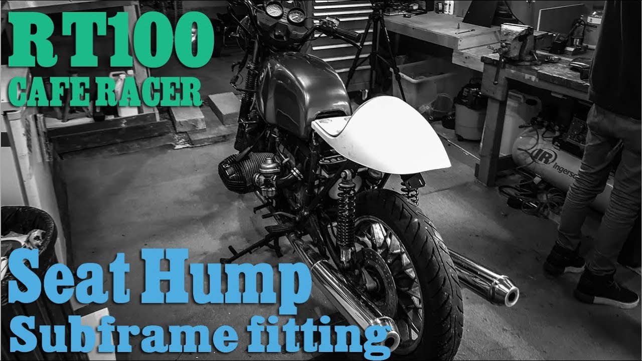 BMW R100 Cafe Racer - Subframe & Seat hump fitting
