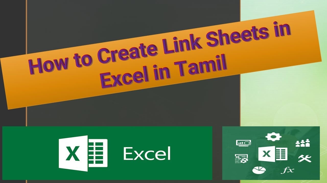 How to Create Link Sheets in Excel | Tamil #excel #exceltutorial #exceltamil @geedesignworks2017