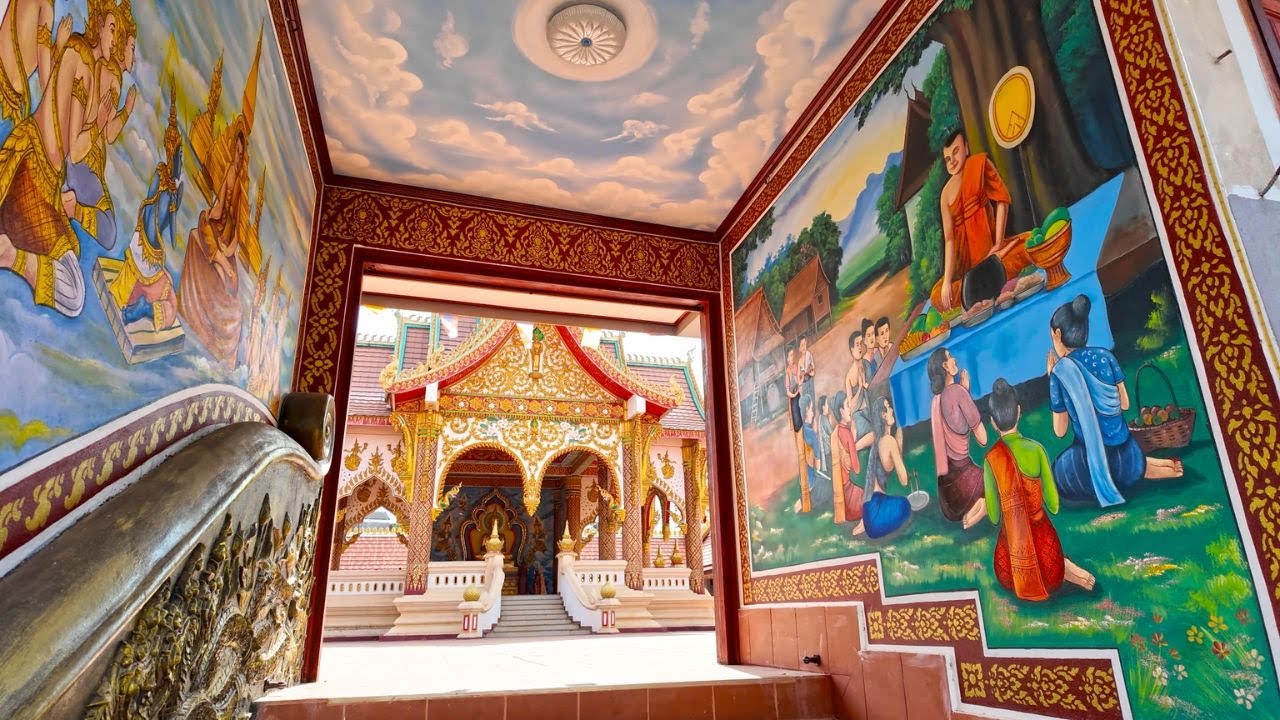Vientiane, Laos 🇱🇦 Hidden Temples & Golden Stupas | 4K Walking Tour