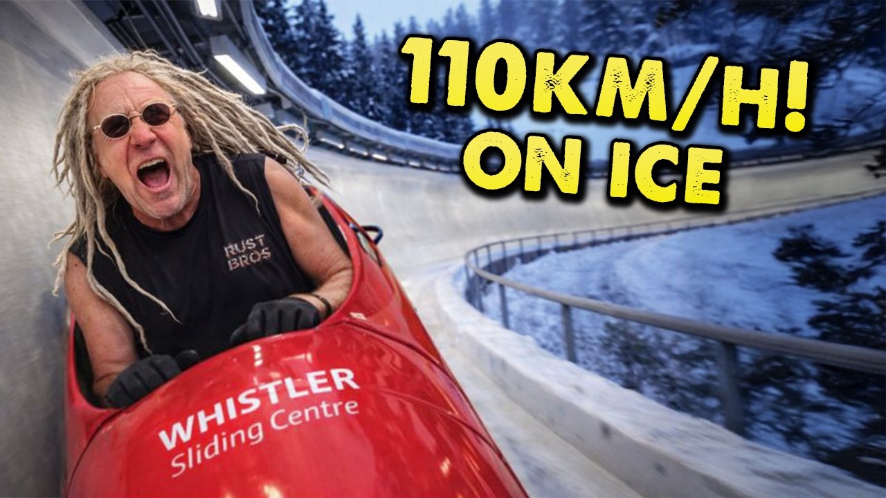 Mike Hall Tries Racing on Ice!