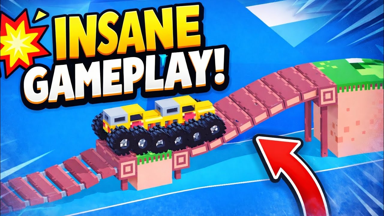 Impossible Bridge Challenge with Monster Truck 😱 | Insane Gameplay!