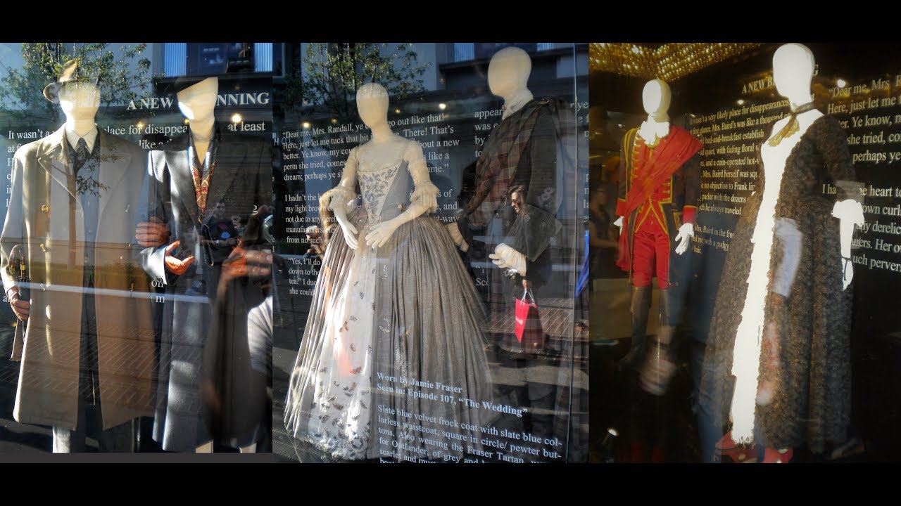 Outlander - Fabulous Claire Gowns / Costumes - Exhibit in Los Angeles