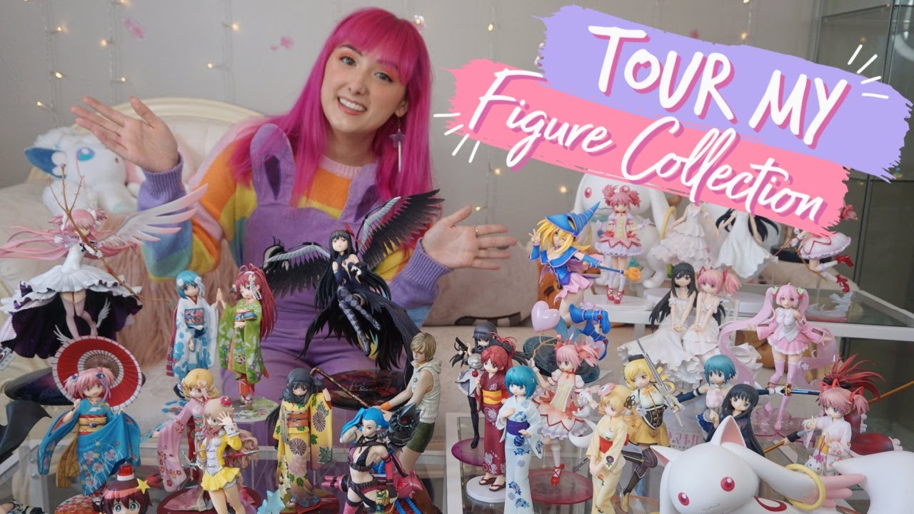 My ANIME Figure Collection Tour | Huge collection of KAWAII Madoka Magica figures!