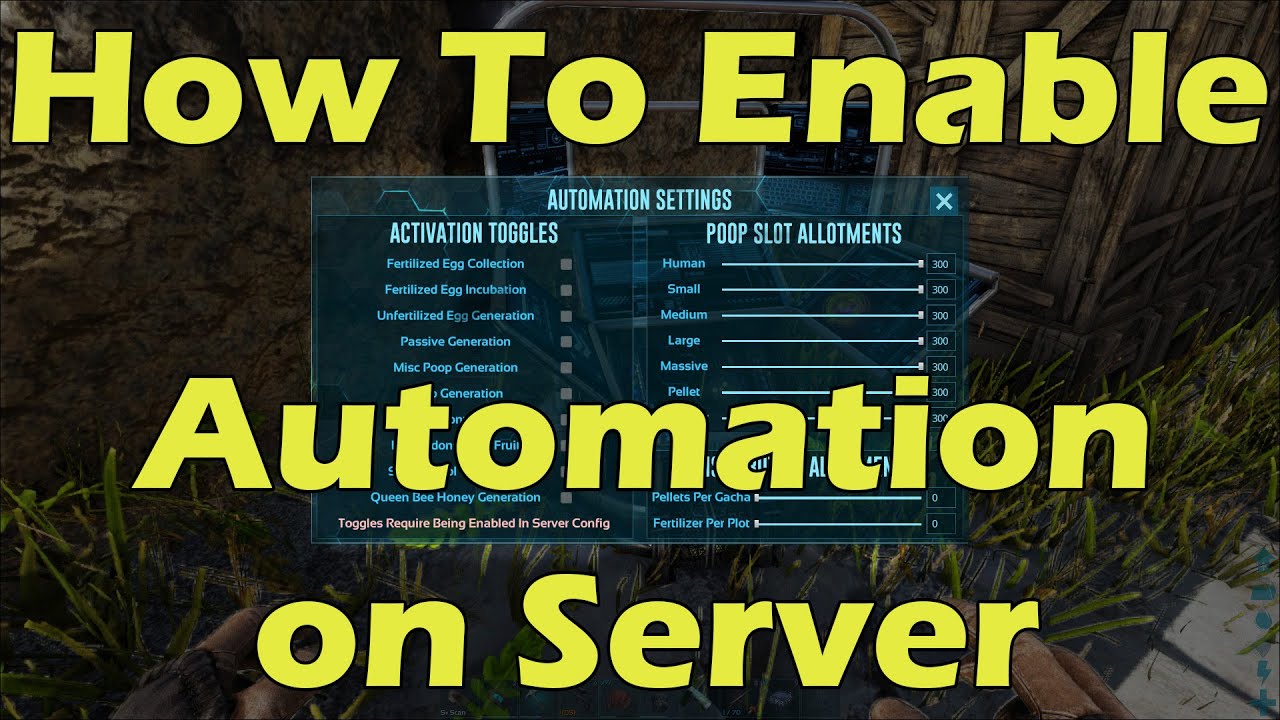 Ark Survival Evolved: Lost Island – Soul Terminal Enabling Automation on server