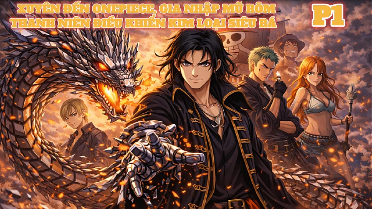 FULL P1 onepiecefanfic: Xuyên đến onepiece, gia nhập mũ rôm. Thanh niên điều khiển kim loại siêu bá