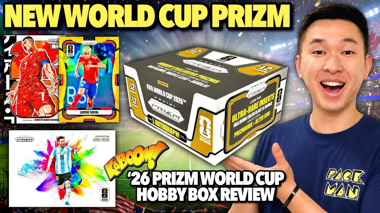 INSANE NEW PRIZM WORLD CUP HAS ARRIVED (BOOM)! 😱🔥 2026 Panini Prizm WC Soccer Hobby Box Review