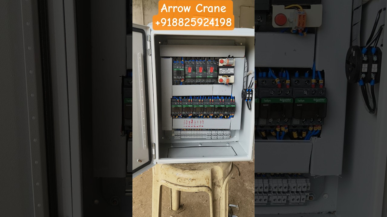 Contactor logic control panel box for EOT crane #eotcrane