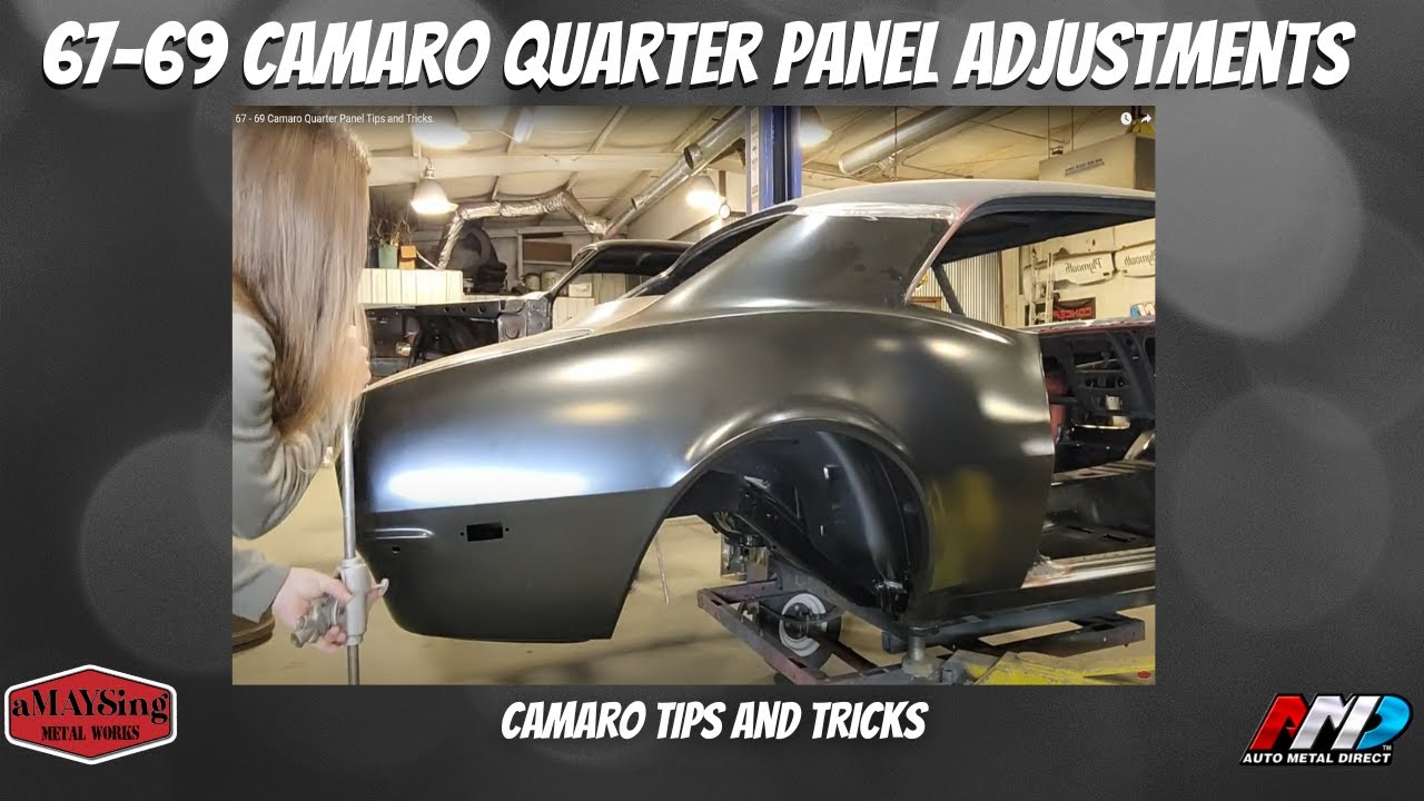 Регулировка боковой панели Camaro 67-69