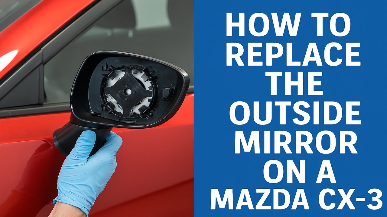 How to replace the outside mirror on a Mazda CX-3