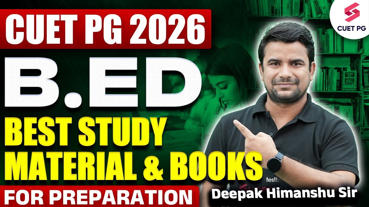 CUET PG B.Ed Preparation 2026 | CUET PG B.Ed Best Study Material & Books For Preparation | DH Sir