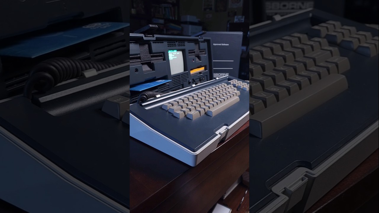 dBaseII v2.3b for CP/M is running on an Osborne OCC1 in the early 80s #vintagecomputer
