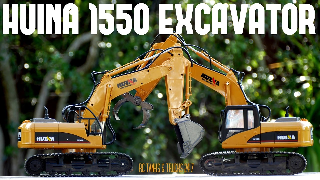 ЭКСКАВАТОР HUINA 1550 RC — Насколько он мощный?