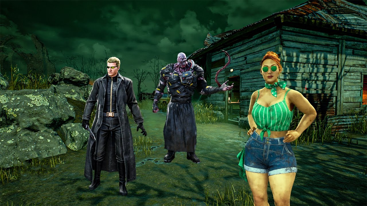 DBD | Survivor Gameplay Against Nemesis & Wesker (No Commentary)