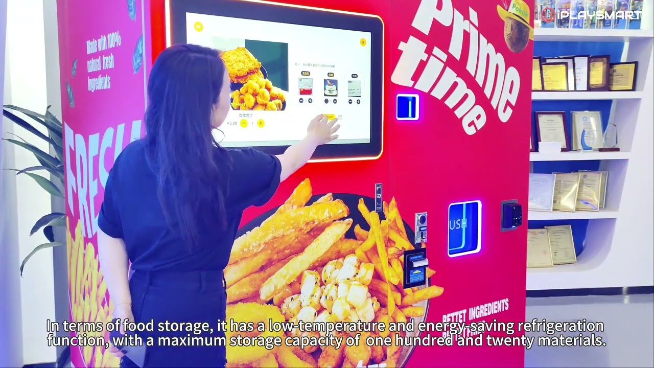 french fries vending machine