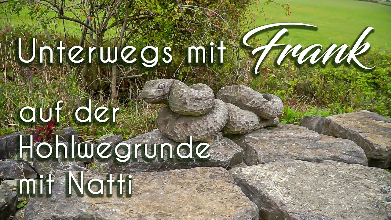 Unterwegs mit Frank auf der Hohlwegrunde mit Natti