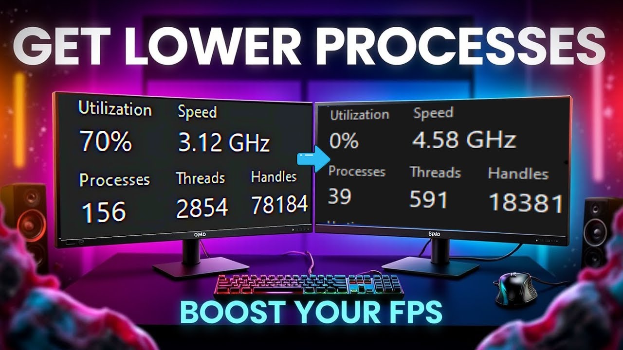 Lower Your PROCESSES COUNT Now! - Boost FPS & Fix Stutters (2025)