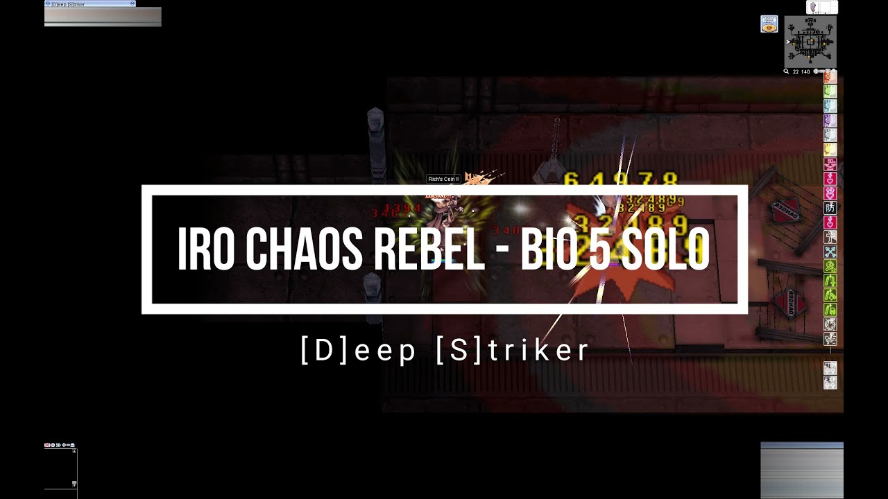 [iRO Chaos] Rebel - Bio5 (Tomb of Honor) Solo Round 2