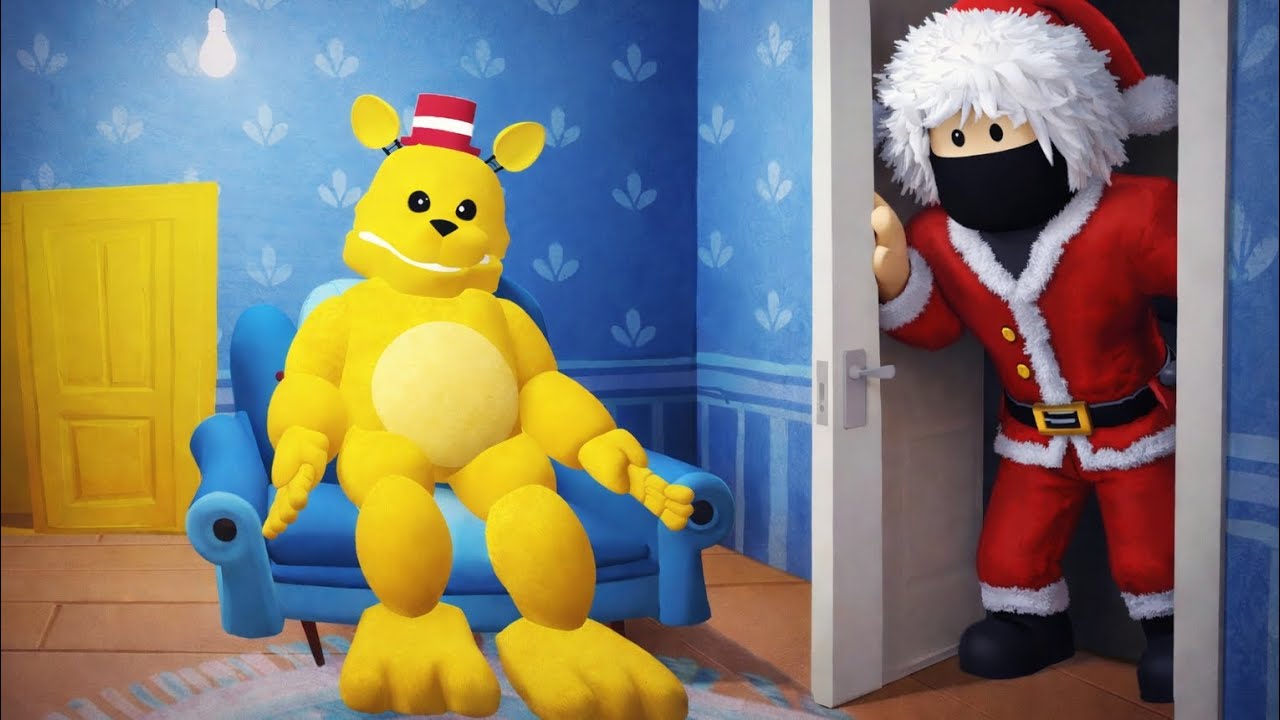 JUGAMOS FREDDY EN HELLO NEIGHBOR EN (ROBLOX) PARTE 2 