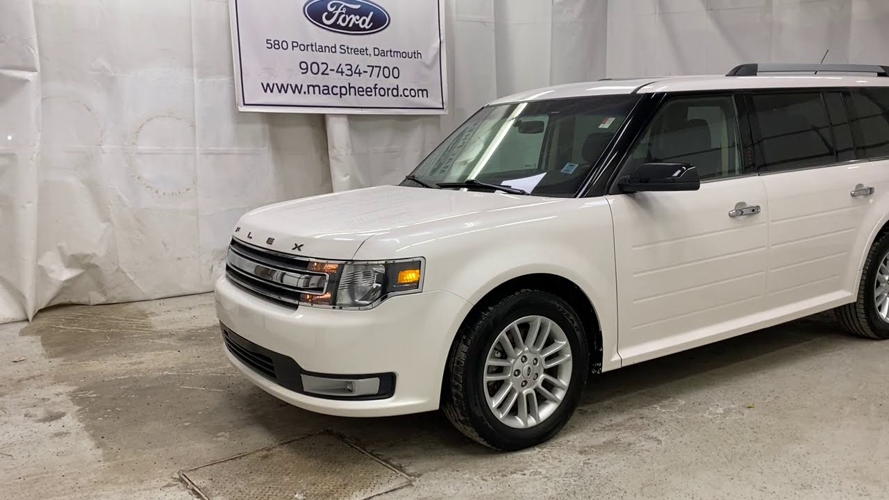 White 2019 Ford Flex SEL Review   - MacPhee Ford