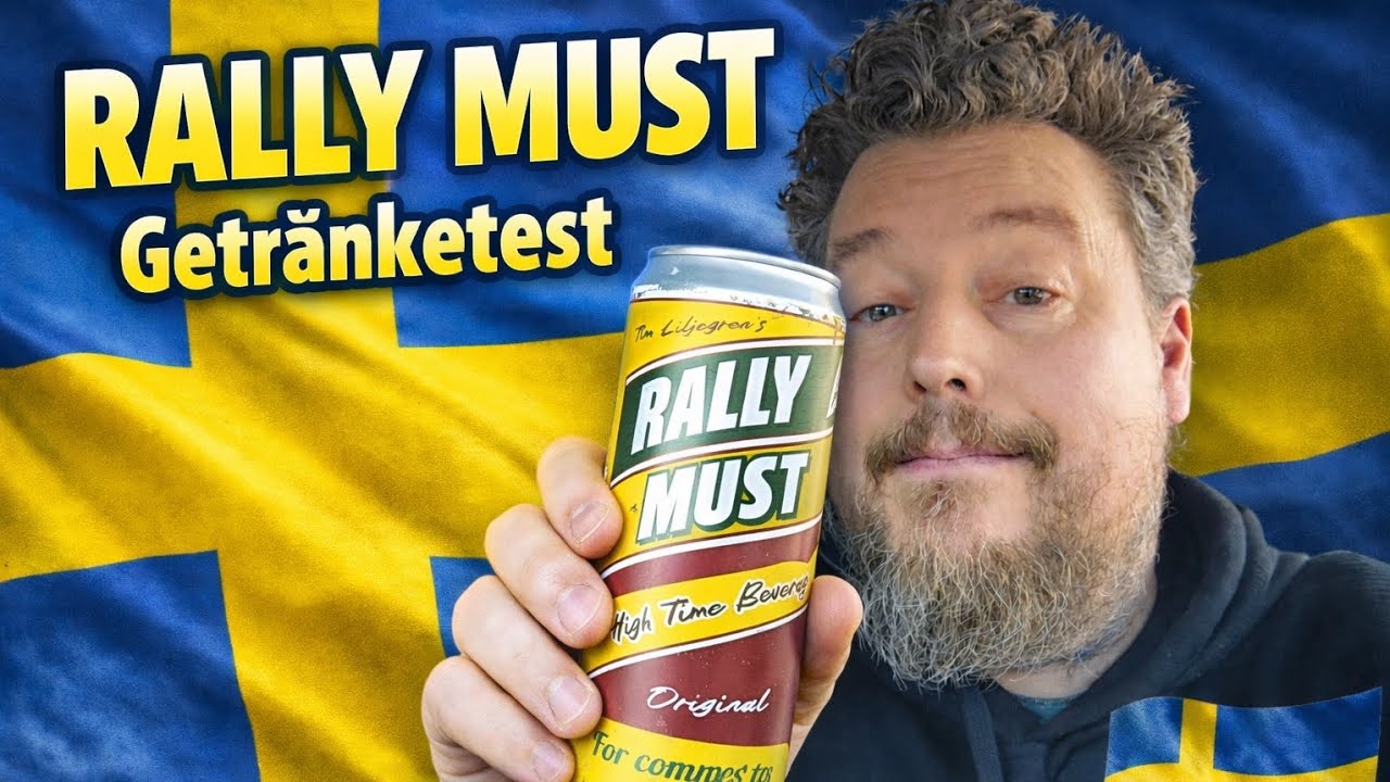Rally Must by Tim Liljegreens Cola Getränk aus Schweden Review und Test 