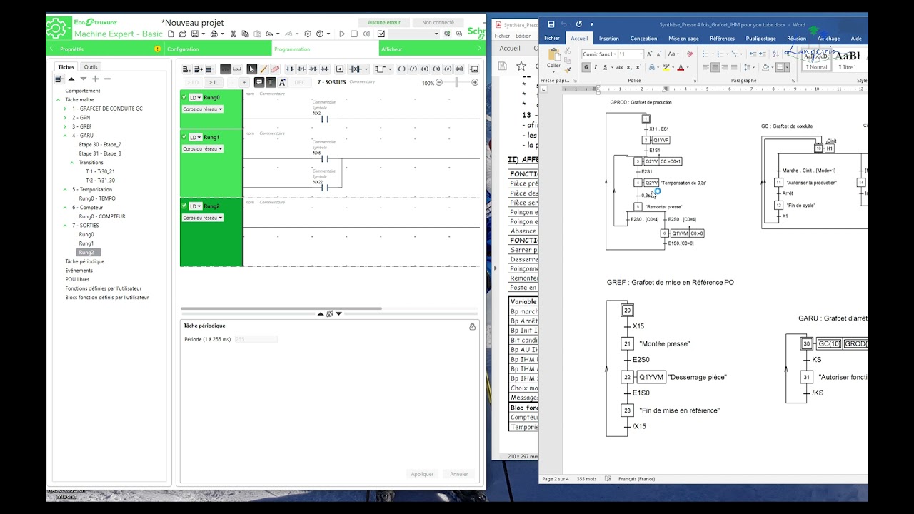006 Programmation des sorties (Tutoriel Machine Expert Basic)