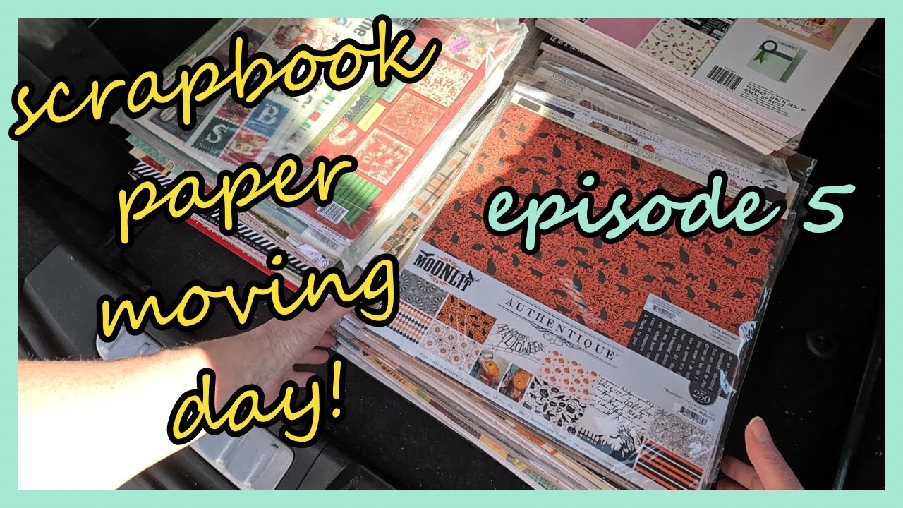 Moving a TON of Scrapbook Paper! | Craft Room Transfer